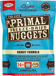 Primal Freeze-Dried Nuggets Rabbit